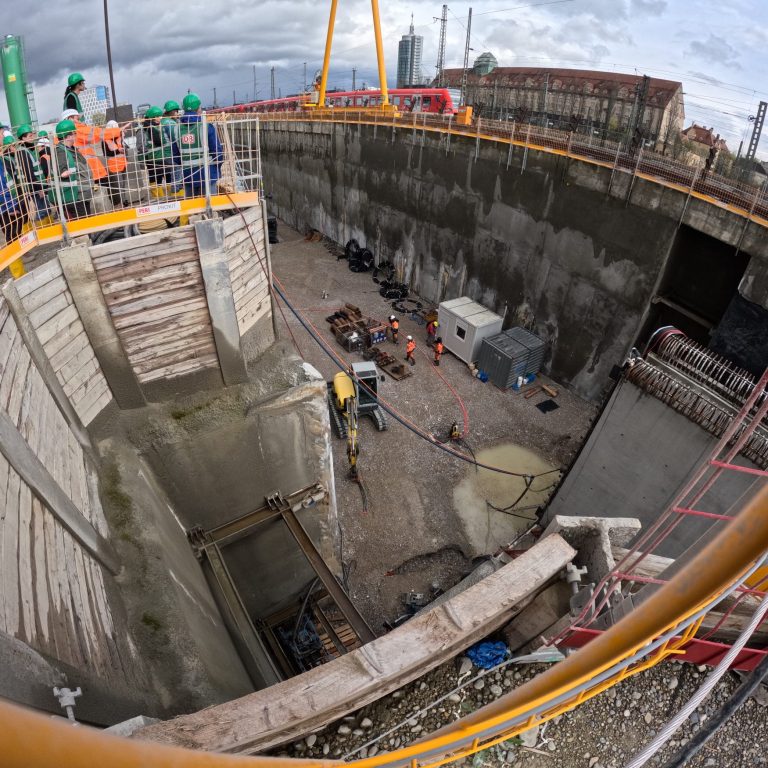 Komplizierte Grundwasserumleitung im S-Bahnbau - eine Ingenieursaufgabe.